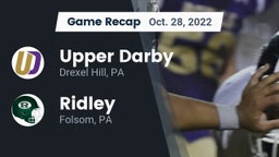 Recap: Upper Darby  vs. Ridley  2022