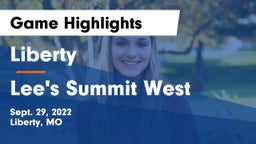 Liberty  vs Lee's Summit West  Game Highlights - Sept. 29, 2022