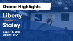 Liberty  vs Staley  Game Highlights - Sept. 14, 2023