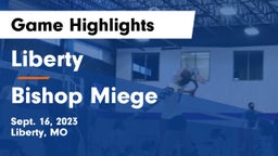 Liberty  vs Bishop Miege  Game Highlights - Sept. 16, 2023