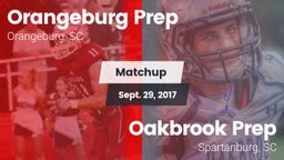 Matchup: Orangeburg Prep vs. Oakbrook Prep  2017