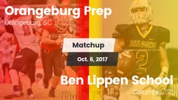 Matchup: Orangeburg Prep vs. Ben Lippen School 2017