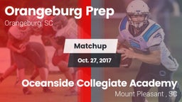 Matchup: Orangeburg Prep vs. Oceanside Collegiate Academy 2017