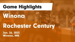 Winona  vs Rochester Century  Game Highlights - Jan. 26, 2023
