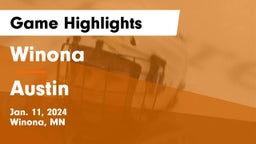 Winona  vs Austin  Game Highlights - Jan. 11, 2024