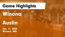 Winona  vs Austin  Game Highlights - Jan. 11, 2024