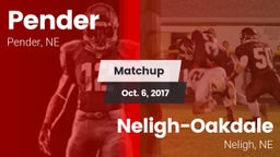 Matchup: Pender vs. Neligh-Oakdale  2017