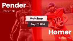 Matchup: Pender vs. Homer  2018