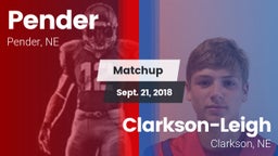 Matchup: Pender vs. Clarkson-Leigh  2018