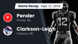 Recap: Pender  vs. Clarkson-Leigh  2018