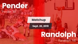 Matchup: Pender vs. Randolph  2019