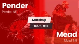 Matchup: Pender vs. Mead  2019