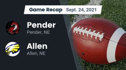 Recap: Pender  vs. Allen  2021