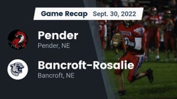 Recap: Pender  vs. Bancroft-Rosalie  2022