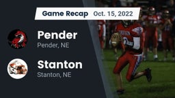 Recap: Pender  vs. Stanton  2022