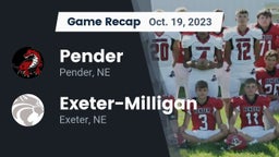 Recap: Pender  vs. Exeter-Milligan  2023