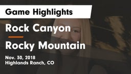 Rock Canyon  vs Rocky Mountain  Game Highlights - Nov. 30, 2018