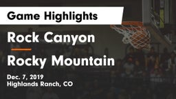 Rock Canyon  vs Rocky Mountain  Game Highlights - Dec. 7, 2019