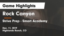 Rock Canyon  vs Strive Prep - Smart Academy Game Highlights - Dec. 11, 2019