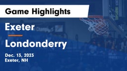 Exeter  vs Londonderry  Game Highlights - Dec. 13, 2023