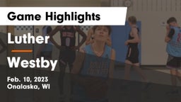 Luther  vs Westby  Game Highlights - Feb. 10, 2023