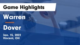 Warren  vs Dover  Game Highlights - Jan. 15, 2022
