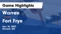 Warren  vs Fort Frye  Game Highlights - Jan. 26, 2023