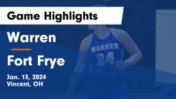 Warren  vs Fort Frye  Game Highlights - Jan. 13, 2024