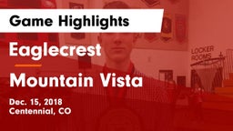 Eaglecrest  vs Mountain Vista  Game Highlights - Dec. 15, 2018