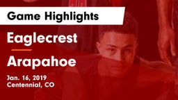 Eaglecrest  vs Arapahoe  Game Highlights - Jan. 16, 2019