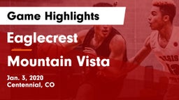 Eaglecrest  vs Mountain Vista  Game Highlights - Jan. 3, 2020