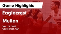 Eaglecrest  vs Mullen  Game Highlights - Jan. 10, 2020