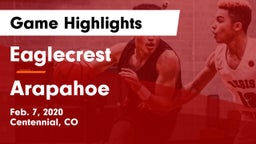 Eaglecrest  vs Arapahoe  Game Highlights - Feb. 7, 2020