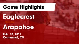 Eaglecrest  vs Arapahoe  Game Highlights - Feb. 10, 2021