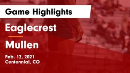 Eaglecrest  vs Mullen  Game Highlights - Feb. 12, 2021