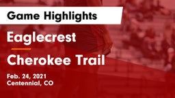 Eaglecrest  vs Cherokee Trail  Game Highlights - Feb. 24, 2021