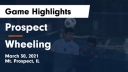 Prospect  vs Wheeling  Game Highlights - March 30, 2021