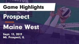 Prospect  vs Maine West  Game Highlights - Sept. 13, 2019