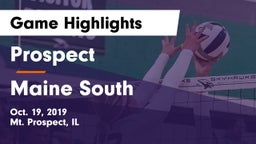 Prospect  vs Maine South  Game Highlights - Oct. 19, 2019