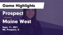 Prospect  vs Maine West  Game Highlights - Sept. 11, 2021