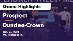 Prospect  vs Dundee-Crown  Game Highlights - Oct. 23, 2021