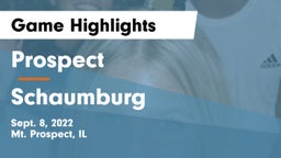 Prospect  vs Schaumburg  Game Highlights - Sept. 8, 2022