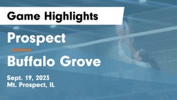 Prospect  vs Buffalo Grove  Game Highlights - Sept. 19, 2023