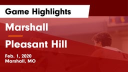 Marshall  vs Pleasant Hill  Game Highlights - Feb. 1, 2020