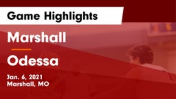 Marshall  vs Odessa  Game Highlights - Jan. 6, 2021