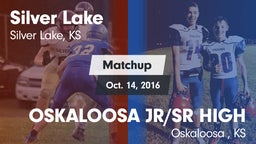 Matchup: Silver Lake High vs. OSKALOOSA JR/SR HIGH  2016