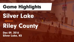 Silver Lake  vs Riley County  Game Highlights - Dec 09, 2016