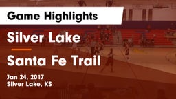 Silver Lake  vs Santa Fe Trail  Game Highlights - Jan 24, 2017