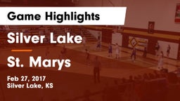 Silver Lake  vs St. Marys  Game Highlights - Feb 27, 2017
