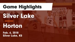Silver Lake  vs Horton  Game Highlights - Feb. 6, 2018